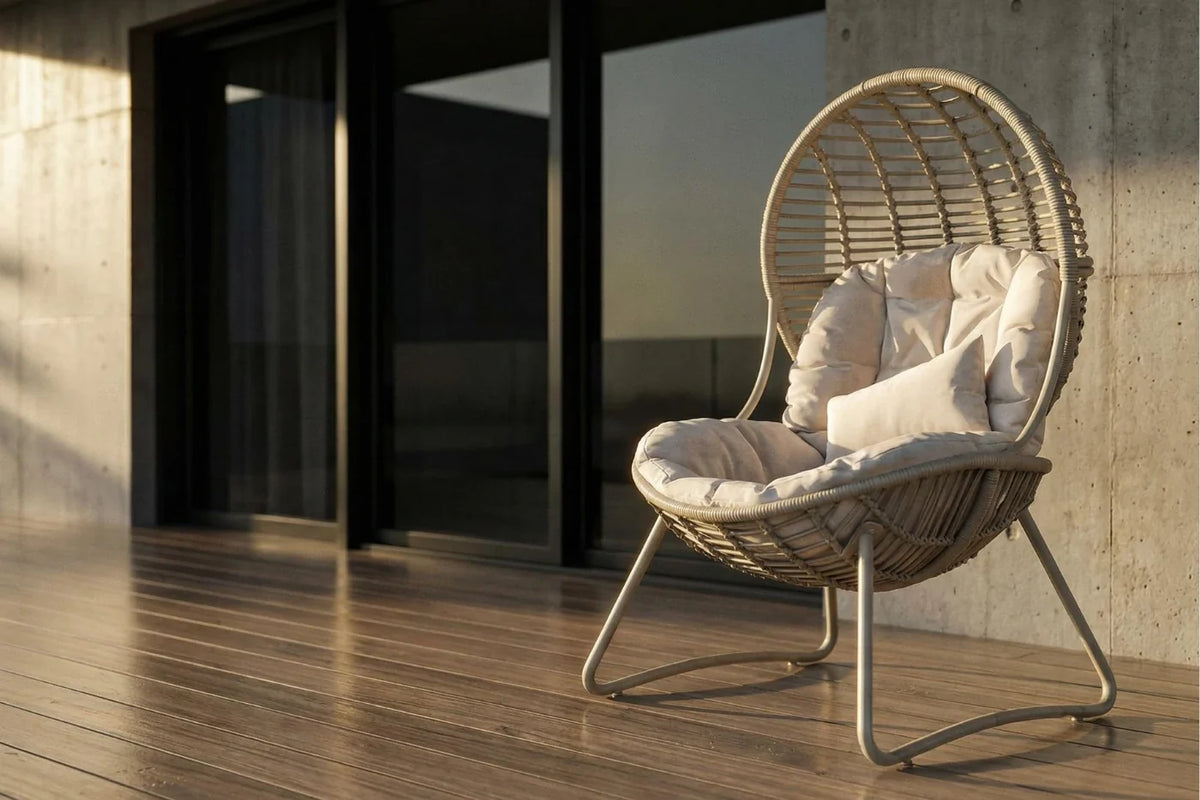 Livli™ Wicker Egg Chair — product view 2