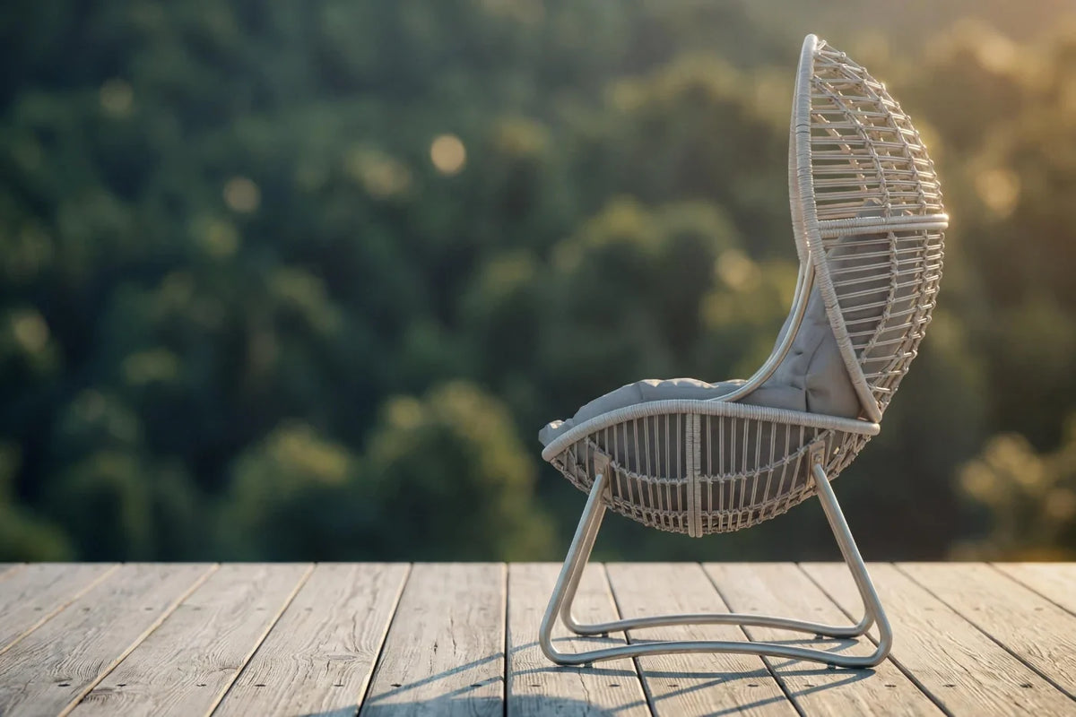 Livli™ Wicker Egg Chair — product view 6