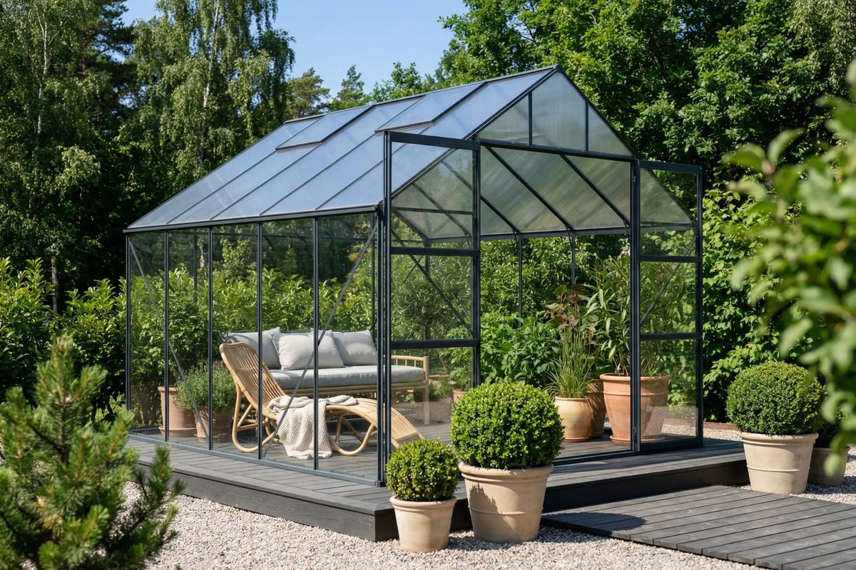 Polycarbonate Greenhouse with Aluminum Frame — product view 3