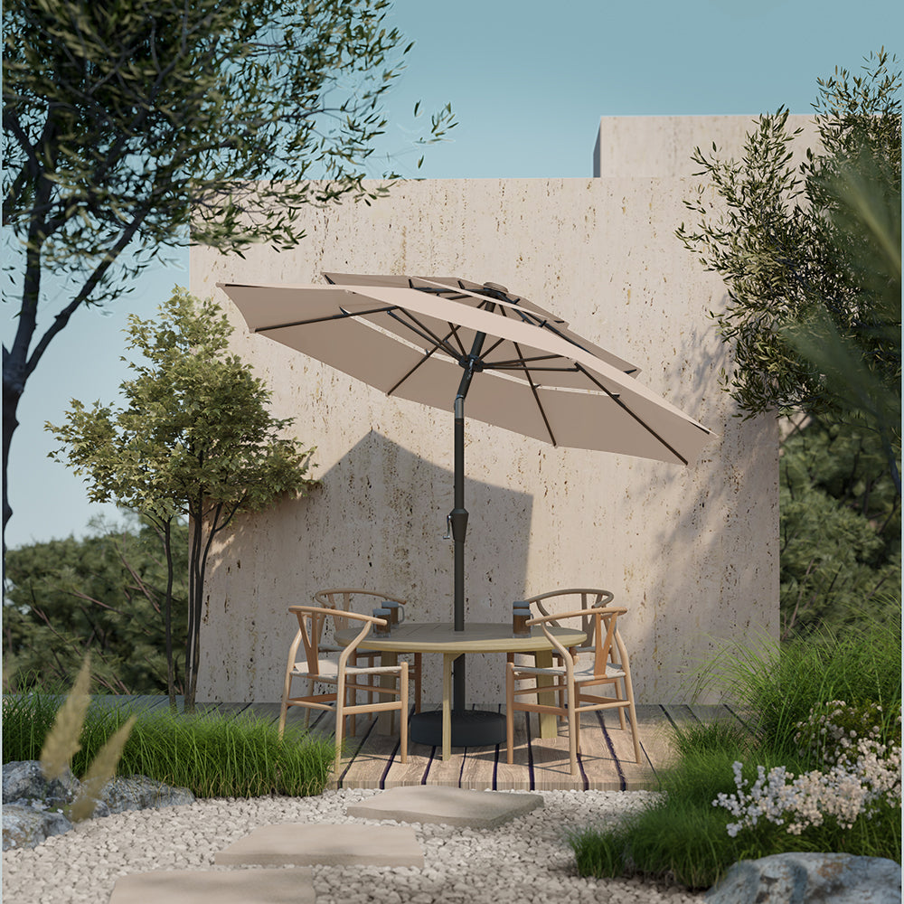 3-Tier Patio Umbrella - Push Button Tilt — product view 2
