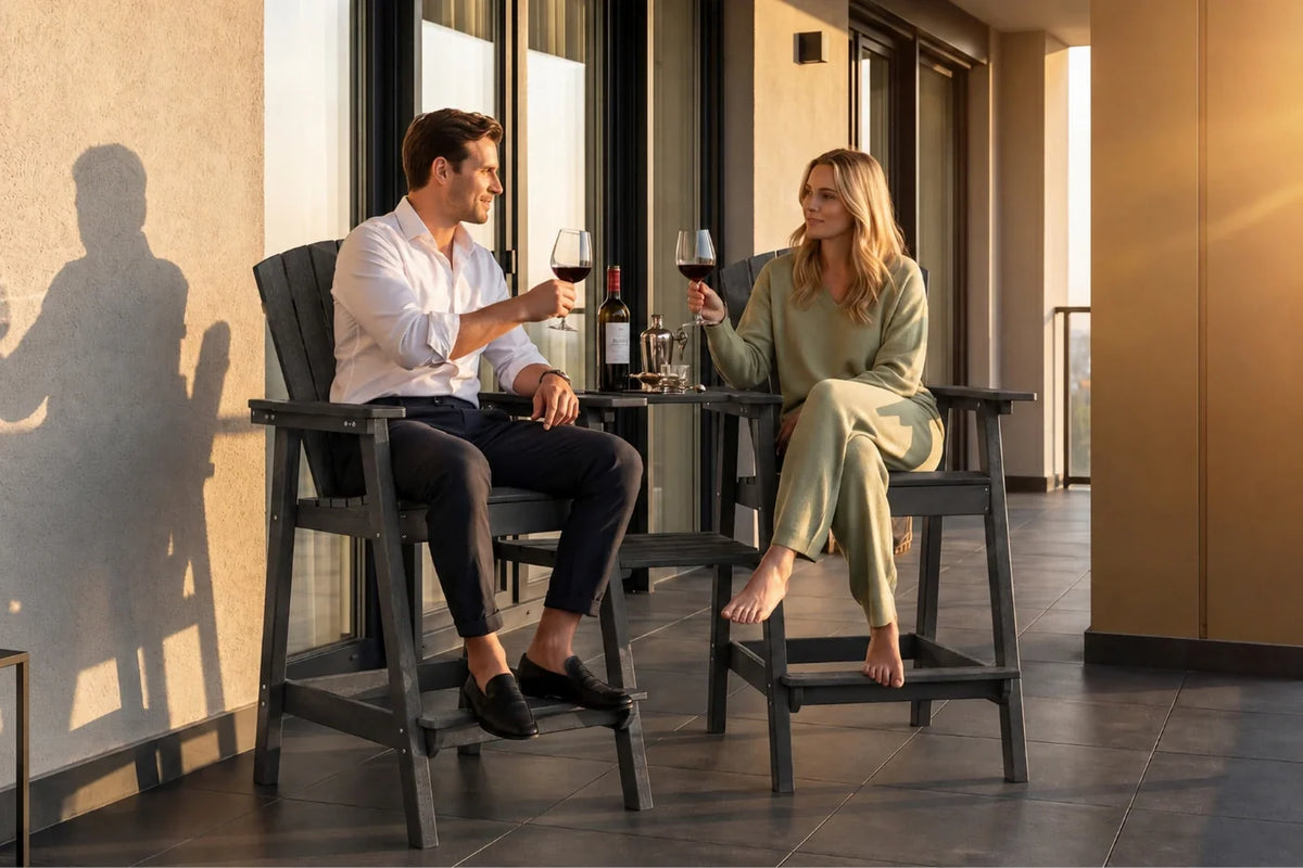 Tall Adirondack Chair Set — product view 3