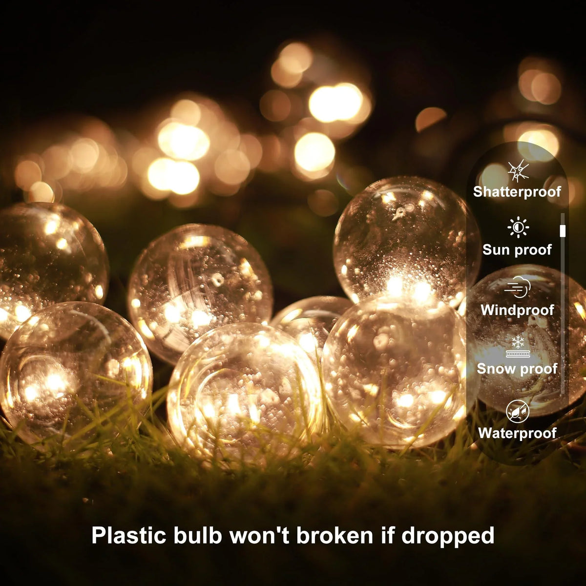 PURPLE LEAF Gazebo String Lights for Hardtop Gazebos — product view 5