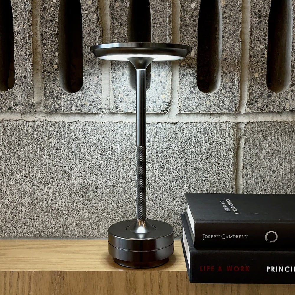 Nara Metallic Cordless Table Lamp — product view 3