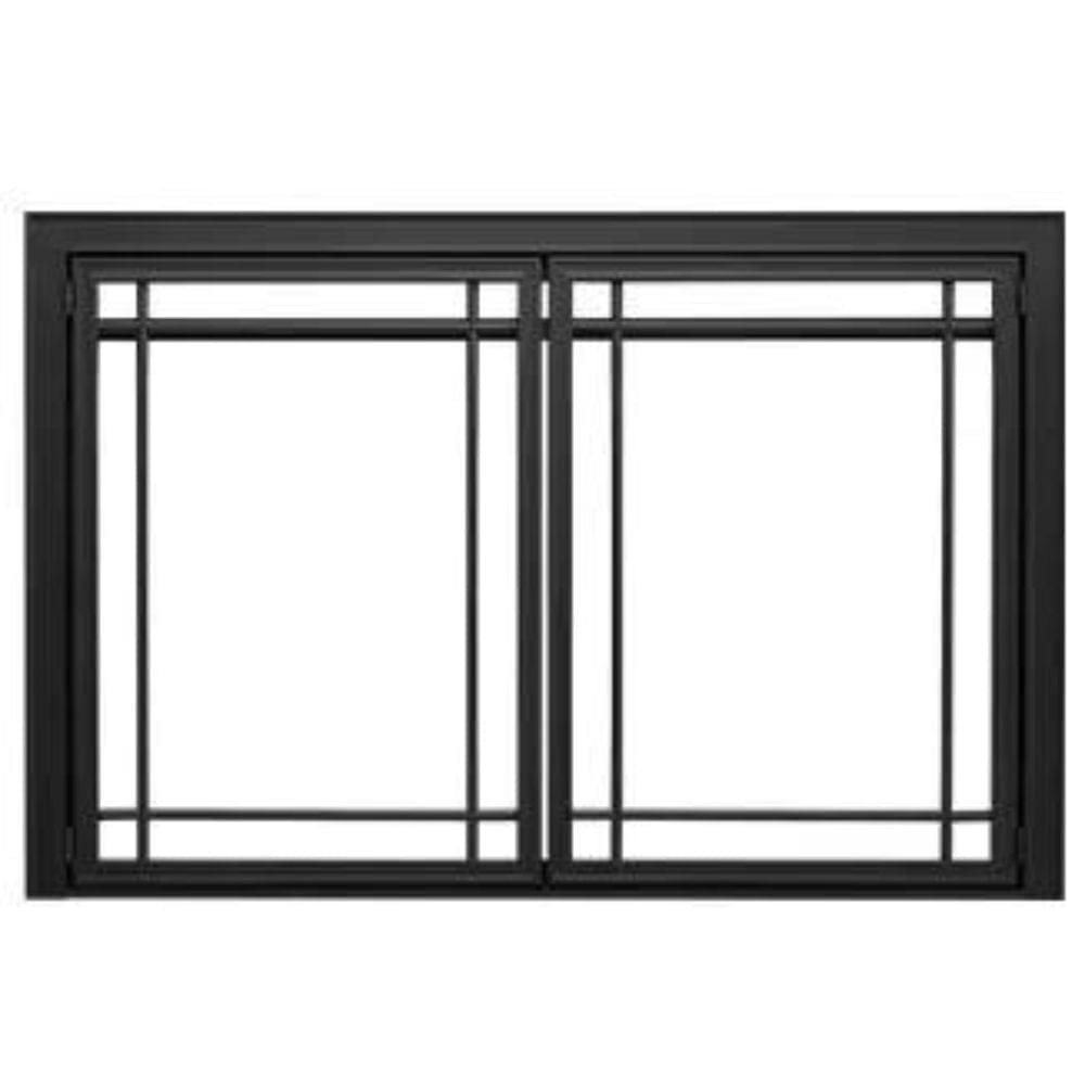 Simplifire Mission Door Front for Traditional Electric Fireplace Insert — product view 1