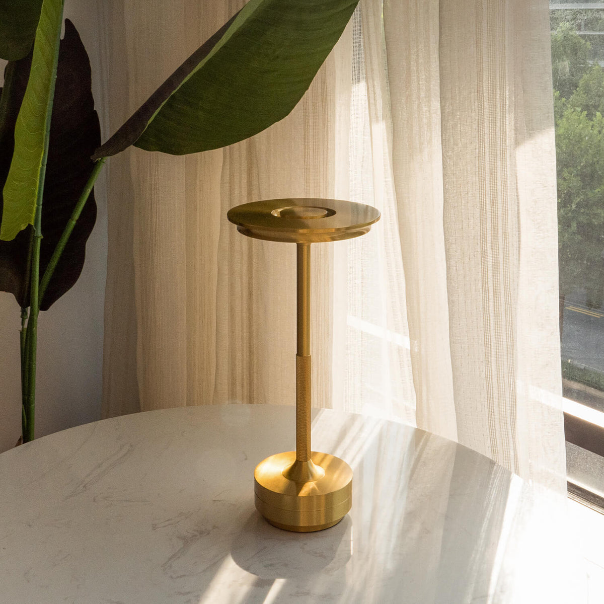 Nara Metallic Cordless Table Lamp — product view 4