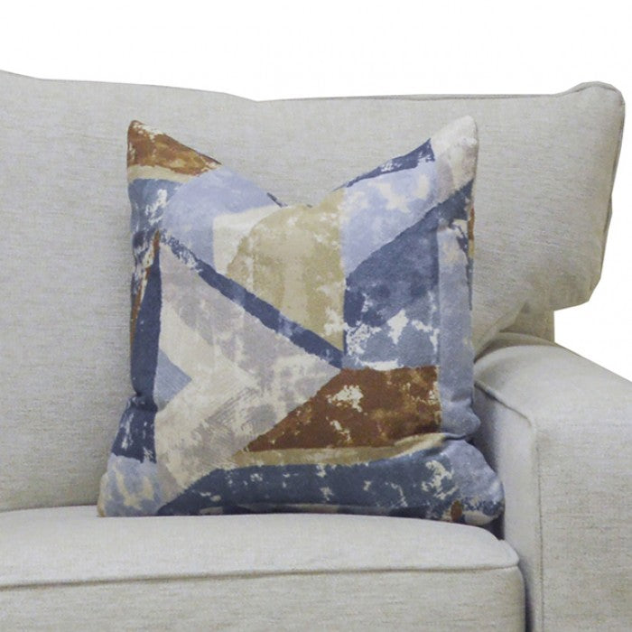 Harrow Linen Beige Fabric Sofa and Love Seat Set – SM6098-2PC — product view 3