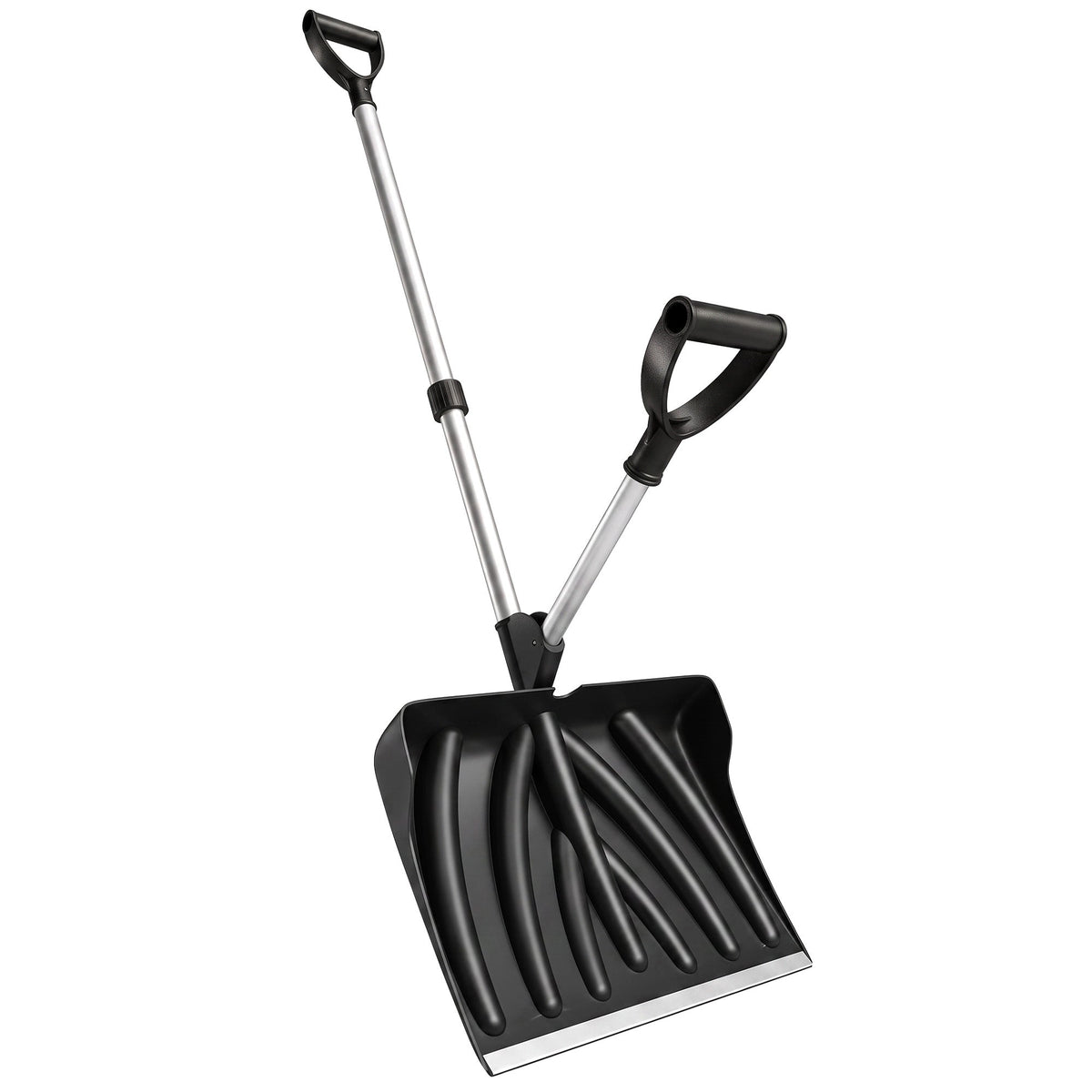 Heavy Duty Snow Shovel with 45cm Blade and Detachable Aluminum Handle — product view 1