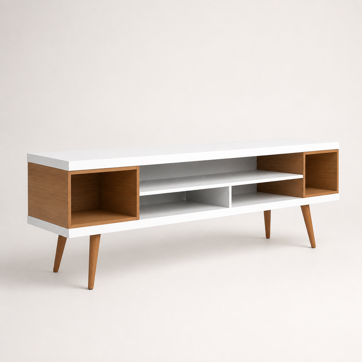 Varnholt Glyvursnes Cream White TV Stand — product view 4