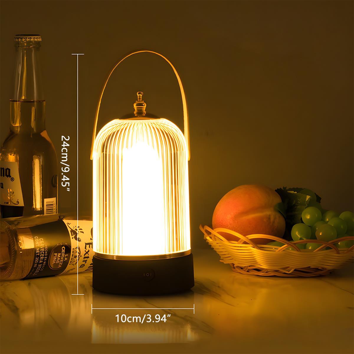 Vintage Dimmable Atmosphere Table Lamp Rechargeable — product view 3