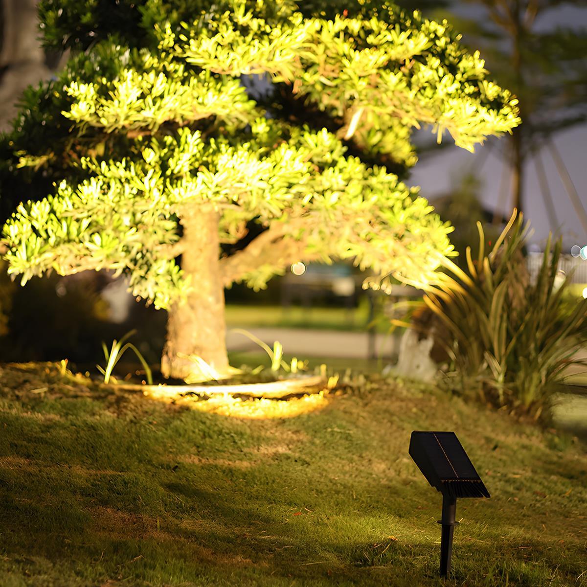 Solar Tree Uplight Landscape Spotlight, Premium Outdoor LED Lighting, Adjustable Beam — product view 4