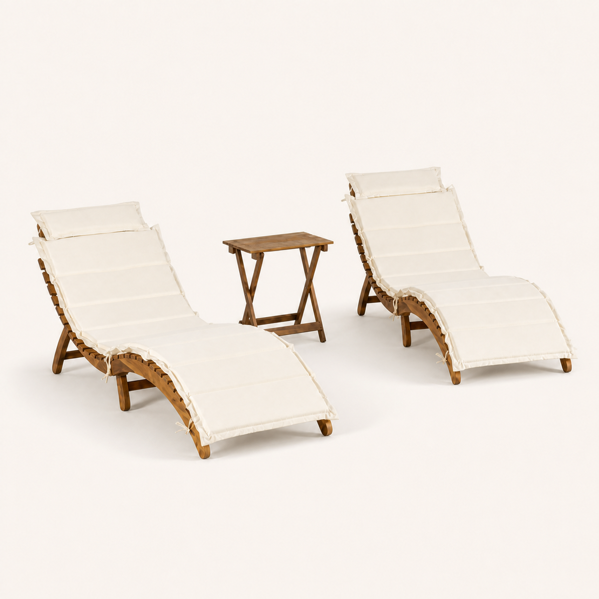 Wulfern Ortholithos Folding Chaise Lounge Set — product view 4