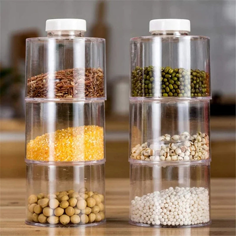 LoungeYard | Transparent Spice Jar Set (6 PIECES/SET) — product view 6