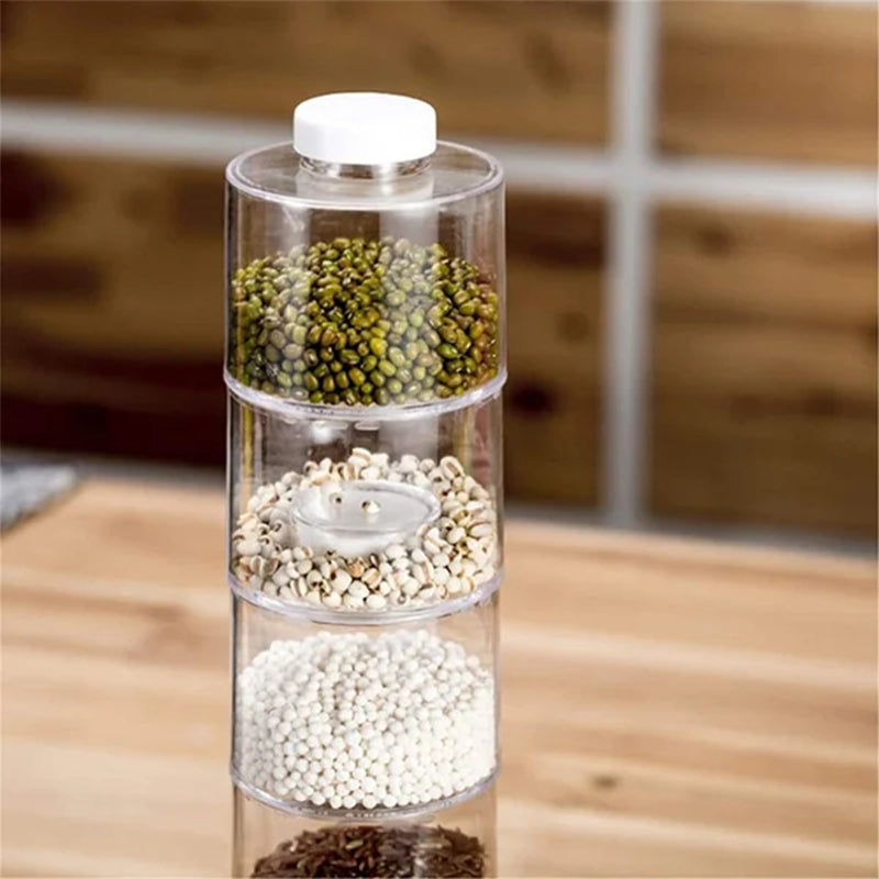 LoungeYard | Transparent Spice Jar Set (6 PIECES/SET) — product view 2