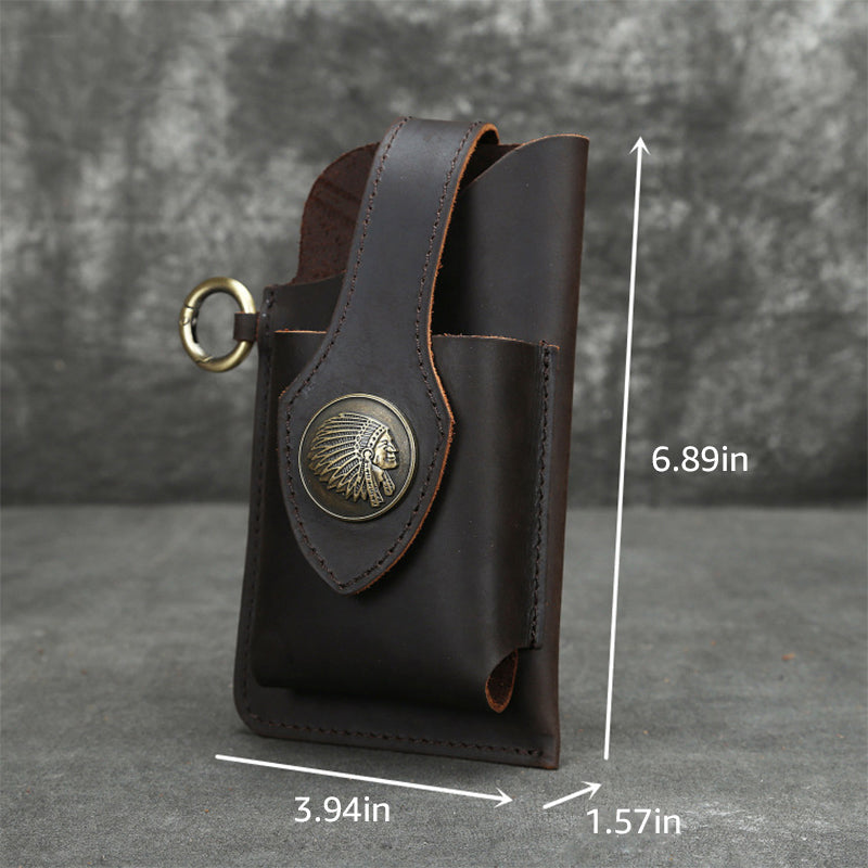LoungeYard | Multifunctional Leather Mobile Phone Bag — product view 4