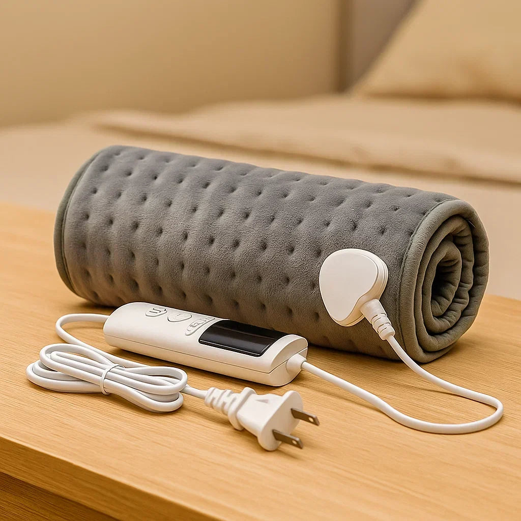 LoungeYard | Electric Blanket Flannel Heated Timer Safety Throw — product view 1