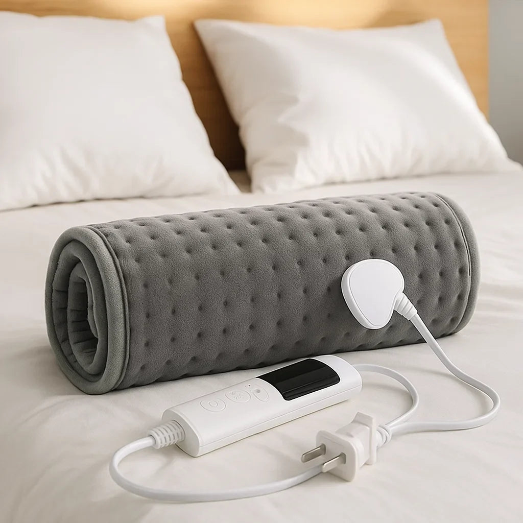 LoungeYard | Electric Blanket Flannel Heated Timer Safety Throw — product view 2