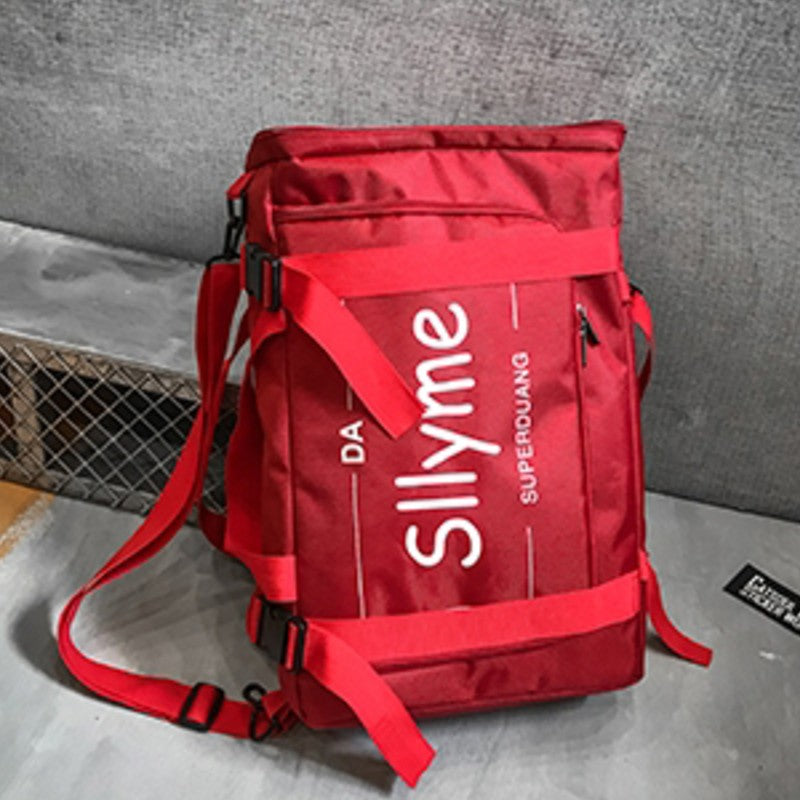 LoungeYard | Stylish Backpack with Skateboard Fix Strap, Three Ways to Wear & Large Capacity, for Camping, Outdoor & More — product view 4