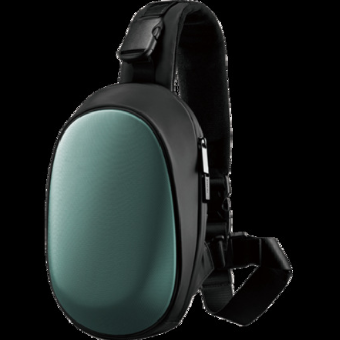 LoungeYard | Waterproof Sling Bag, with Hard Shell, Anti-impact Design and Large Capacity, for Travel, Outing and More — product view 2