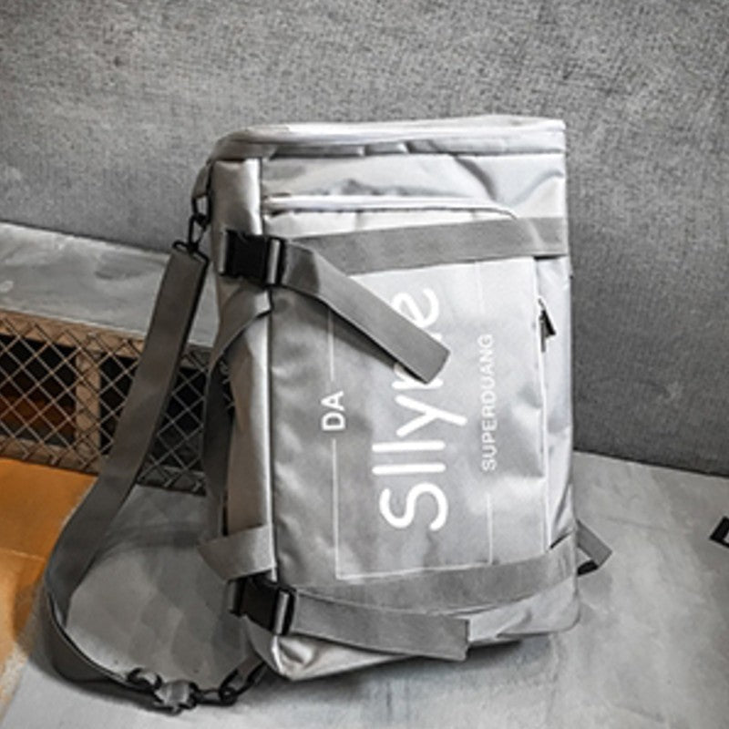 LoungeYard | Stylish Backpack with Skateboard Fix Strap, Three Ways to Wear & Large Capacity, for Camping, Outdoor & More — product view 2