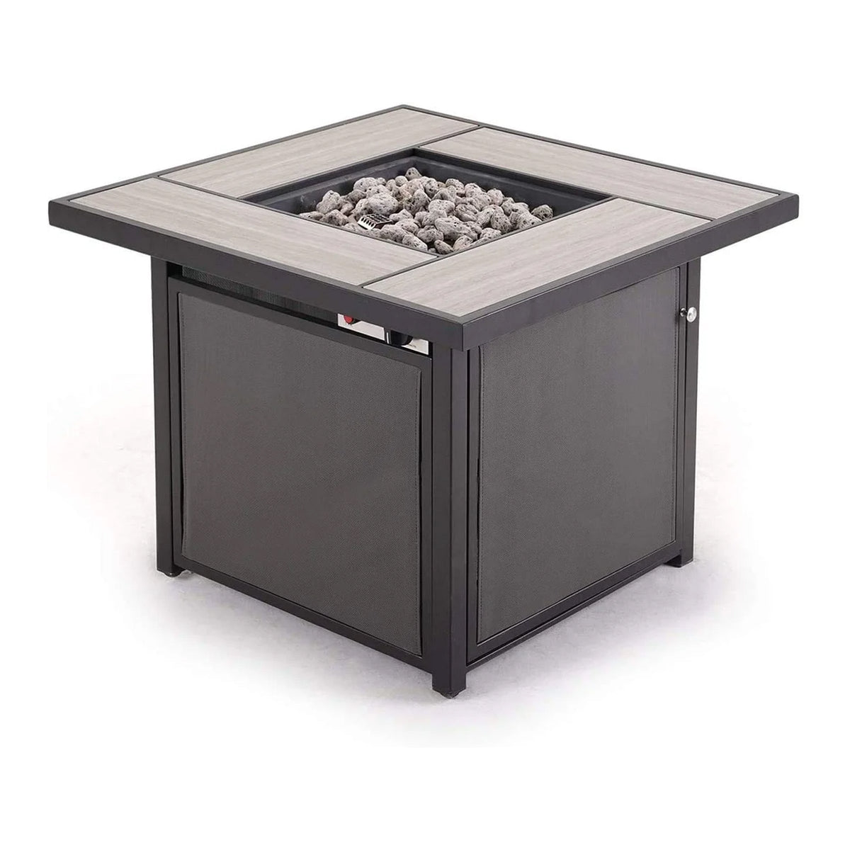 LOUNGE YARD 28" 30" 32" Square Outdoor Patio Propane Fire Pit Table — product view 5