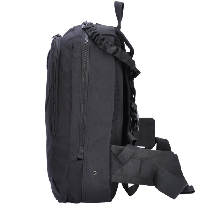 LoungeYard | Tactical Transformable Vest Backpack, with Durable & Waterproof Material, Adjustable Straps & Mount System, for Outdoors, Hiking, Travel & More — product view 3