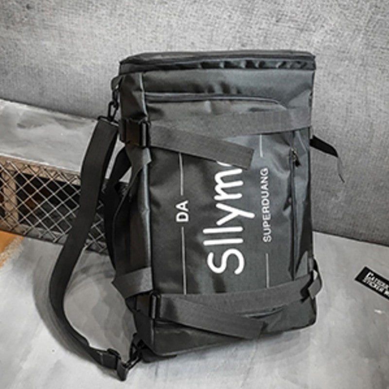 LoungeYard | Stylish Backpack with Skateboard Fix Strap, Three Ways to Wear & Large Capacity, for Camping, Outdoor & More — product view 3