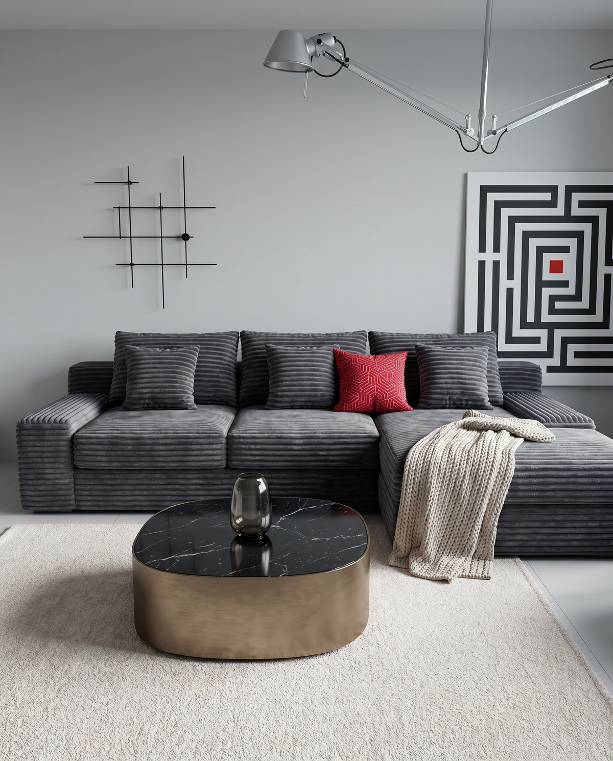 Rumi Chaise Sectional Sofa — product view 2