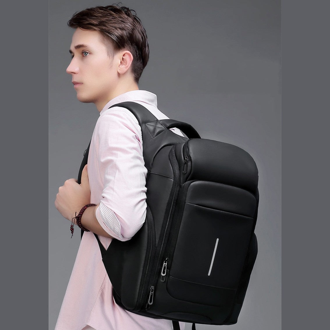 LoungeYard | Large Capacity Business Backpack, with Insulation Pocket, Multiple Compartments, Waterproof Design, 180¬∞ OpeningÔºåfor Work, School, Commute & More — product view 1
