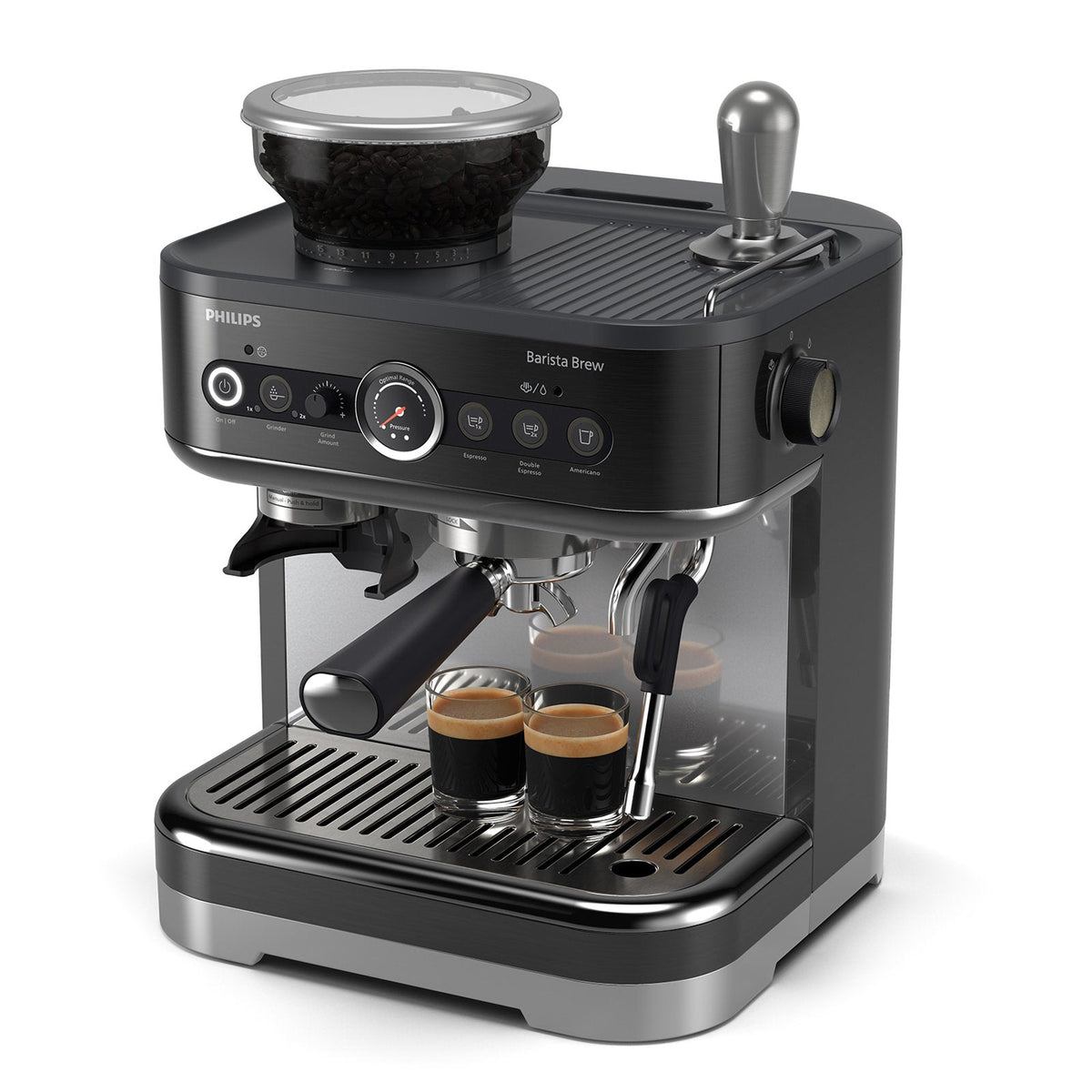 Semi-Automatic Espresso Machine with 58mm Portafilter and Steam Wand — product view 1