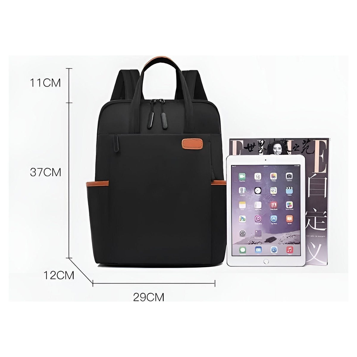 LoungeYard | Valvera Women's Backpack with Anti-Theft Feature | Water-Repellent & Versatile to Wear | In 4 Colors — product view 6
