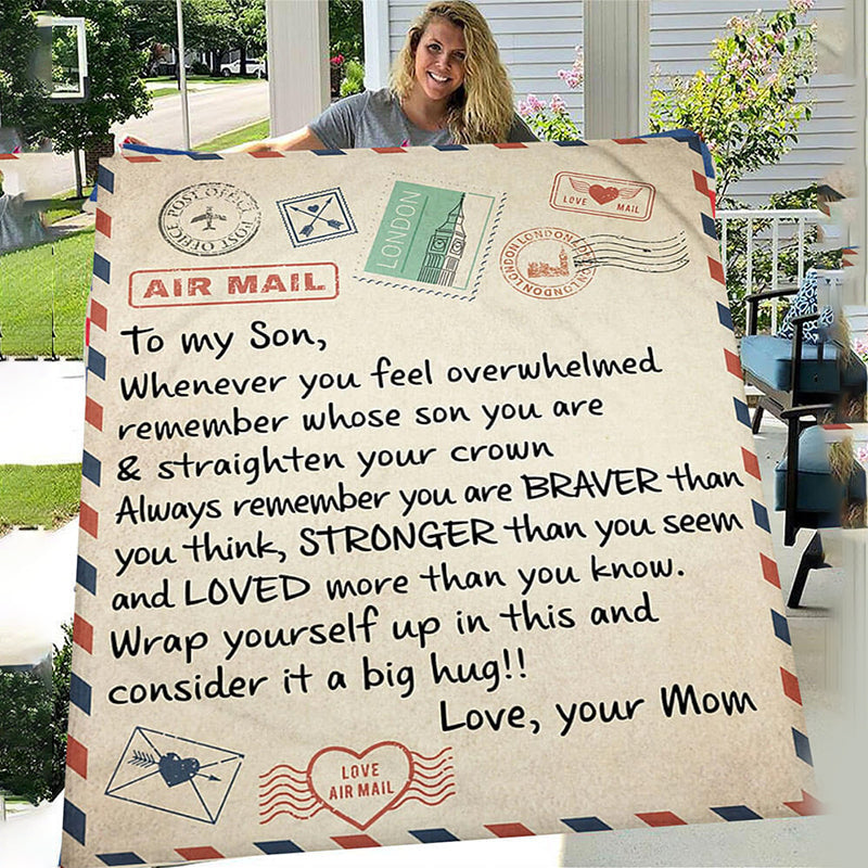 LoungeYard | Printed Flannel Wrap Blanket — product view 7
