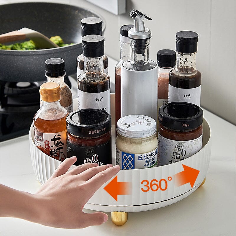 360-Degree Rotating Storage Tray and Spice Rack — product view 4