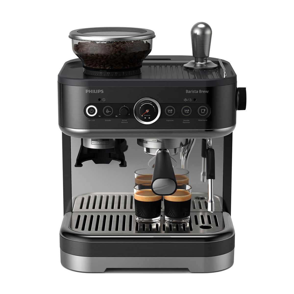 Semi-Automatic Espresso Machine with 58mm Portafilter and Steam Wand — product view 2