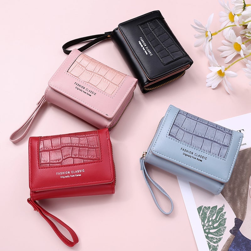 LoungeYard | Large Capacity Multi-Card Zipper Tri-Fold Coin Purse — product view 2