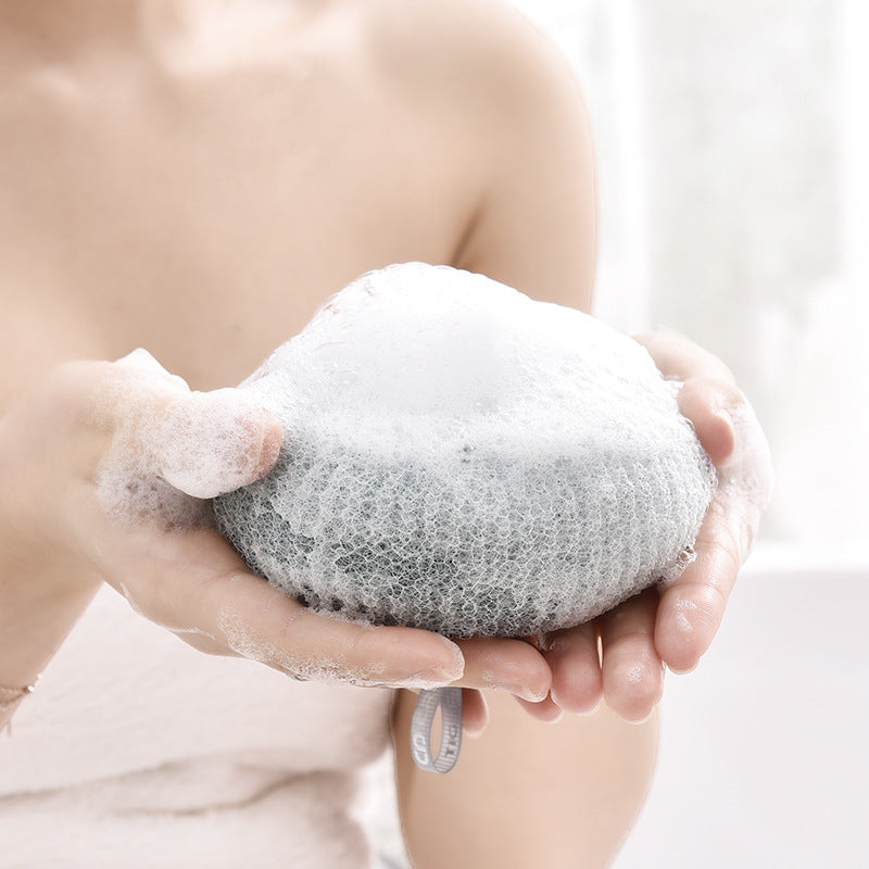 LoungeYard | Super soft bath ball with suction cup with sunflower — product view 4