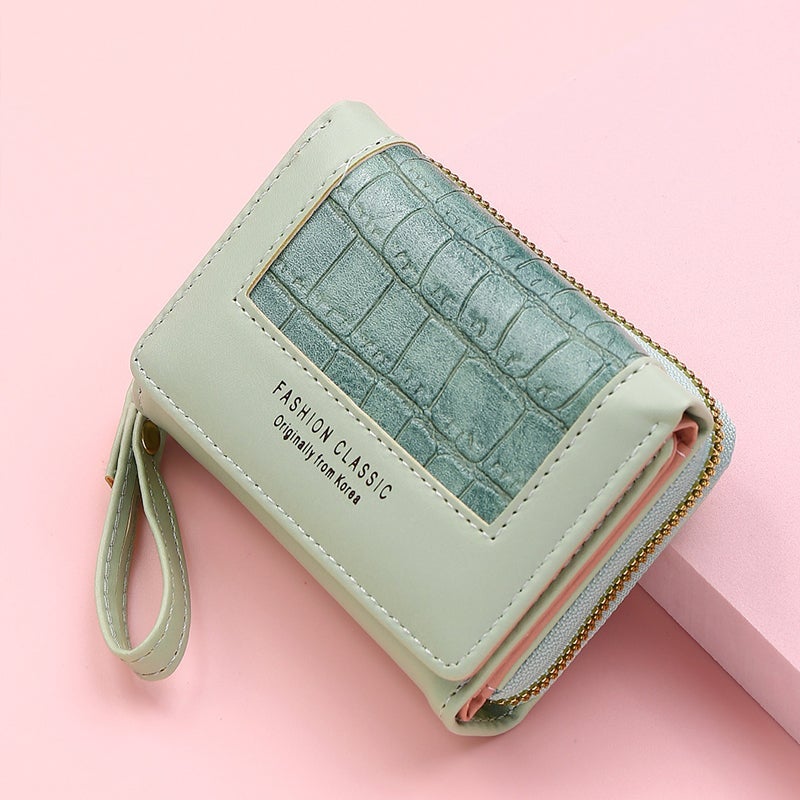 LoungeYard | Large Capacity Multi-Card Zipper Tri-Fold Coin Purse — product view 4