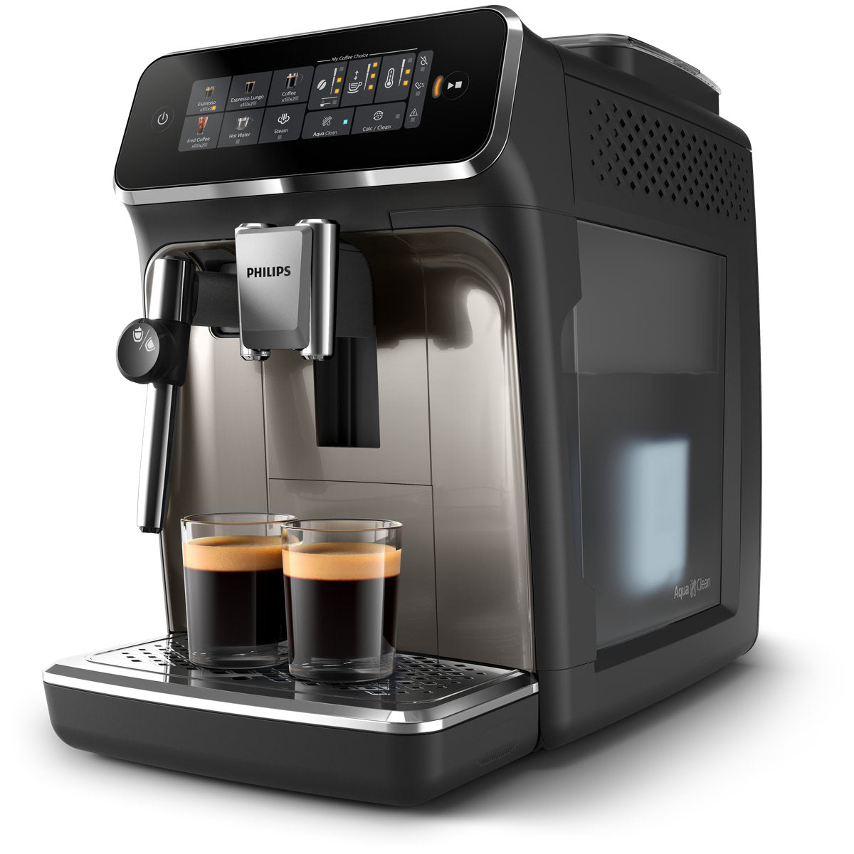 3300 Series Fully Automatic Espresso and Coffee Machine with Classic Milk Frother — product view 3