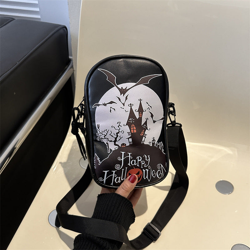 LoungeYard | Halloween Shoulder Bag – Handbag in Creepy Style — product view 1