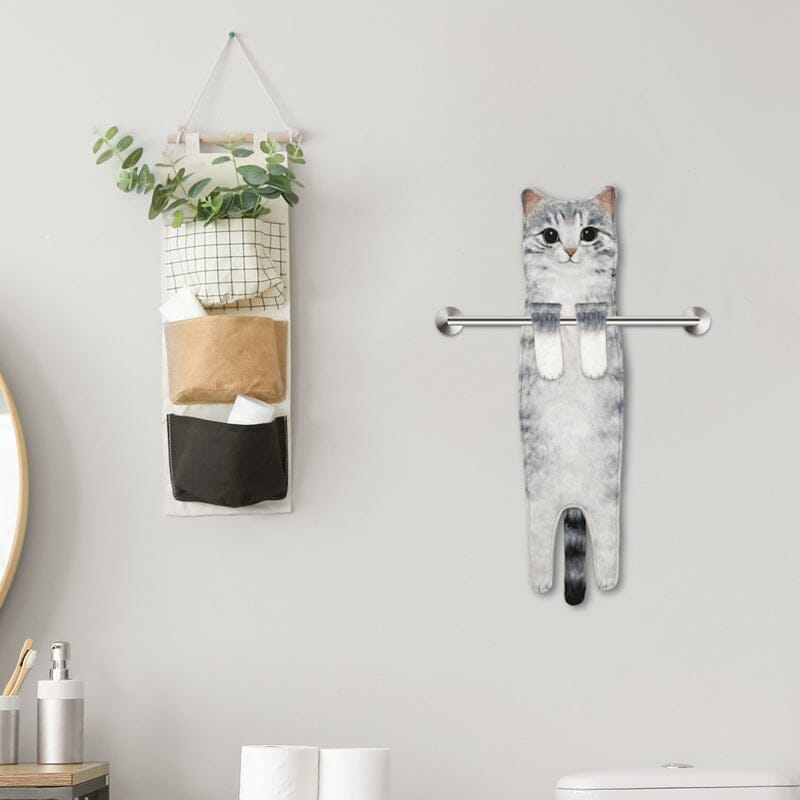 LoungeYard | Cute Cat Hand Towel — product view 6