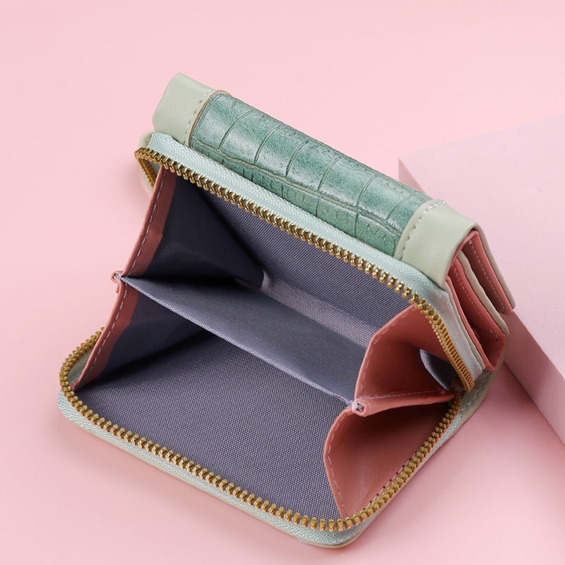 LoungeYard | Large Capacity Multi-Card Zipper Tri-Fold Coin Purse — product view 6
