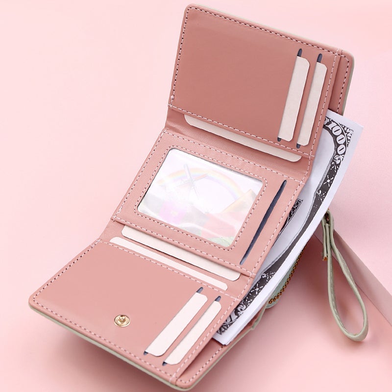 LoungeYard | Large Capacity Multi-Card Zipper Tri-Fold Coin Purse — product view 7