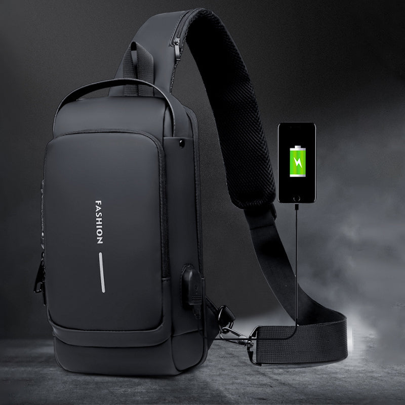 LoungeYard | Casual Multifuntional Anti-theft Chest Bag for Men — product view 6