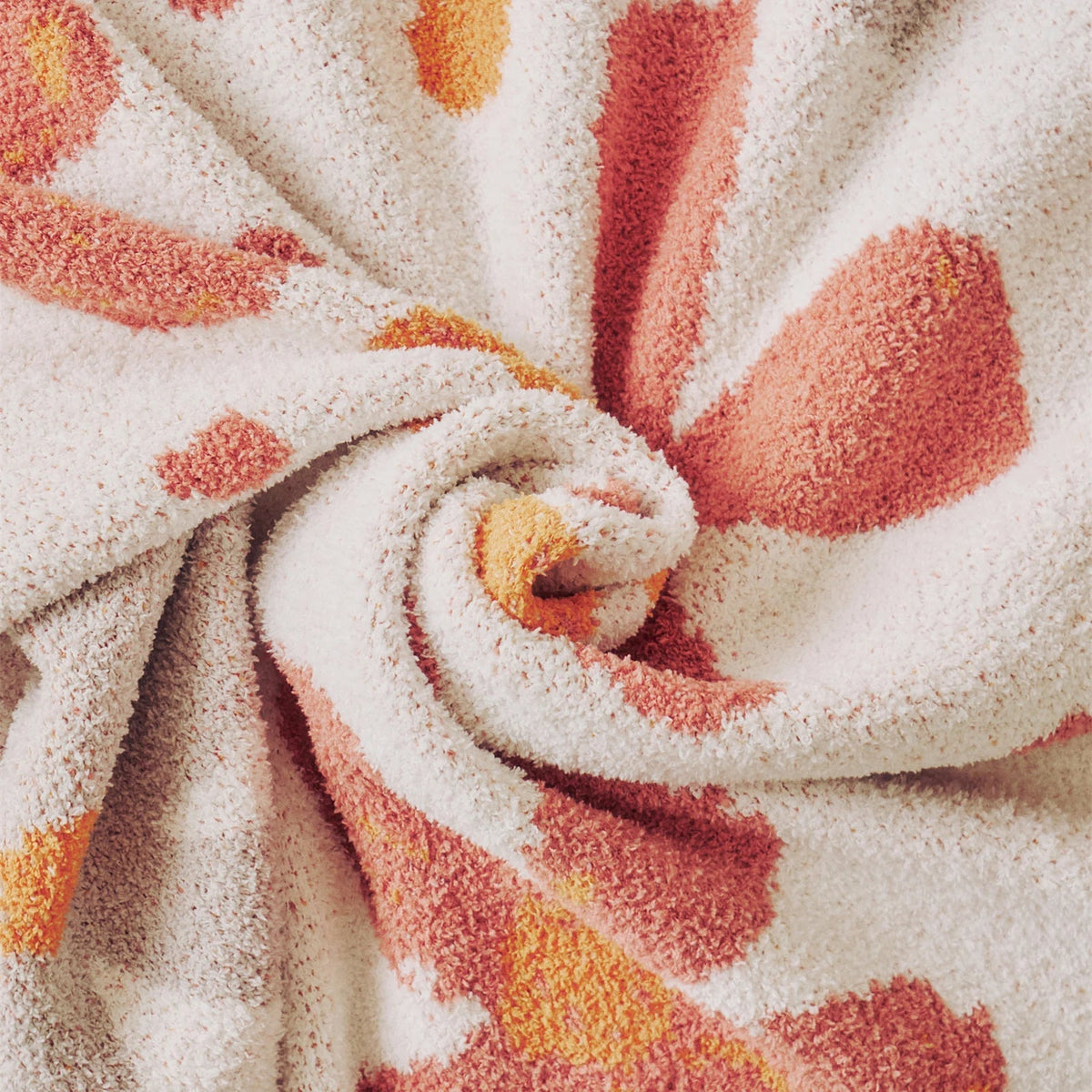 LoungeYard | Colorful Floral Downy Knitted Knee Blanket — product view 6