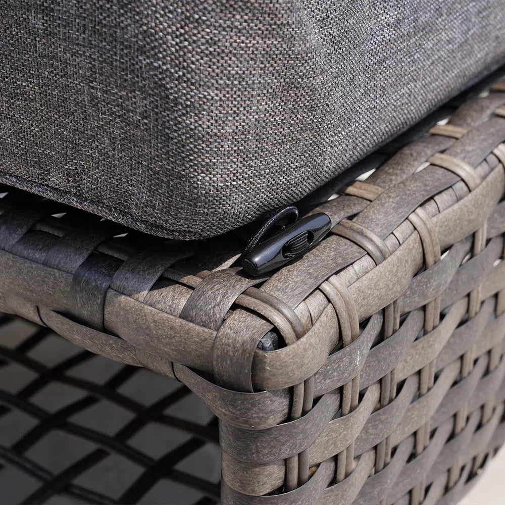 LOUNGE YARD Defriest Wicker Outdoor Lounge Chair — product view 7