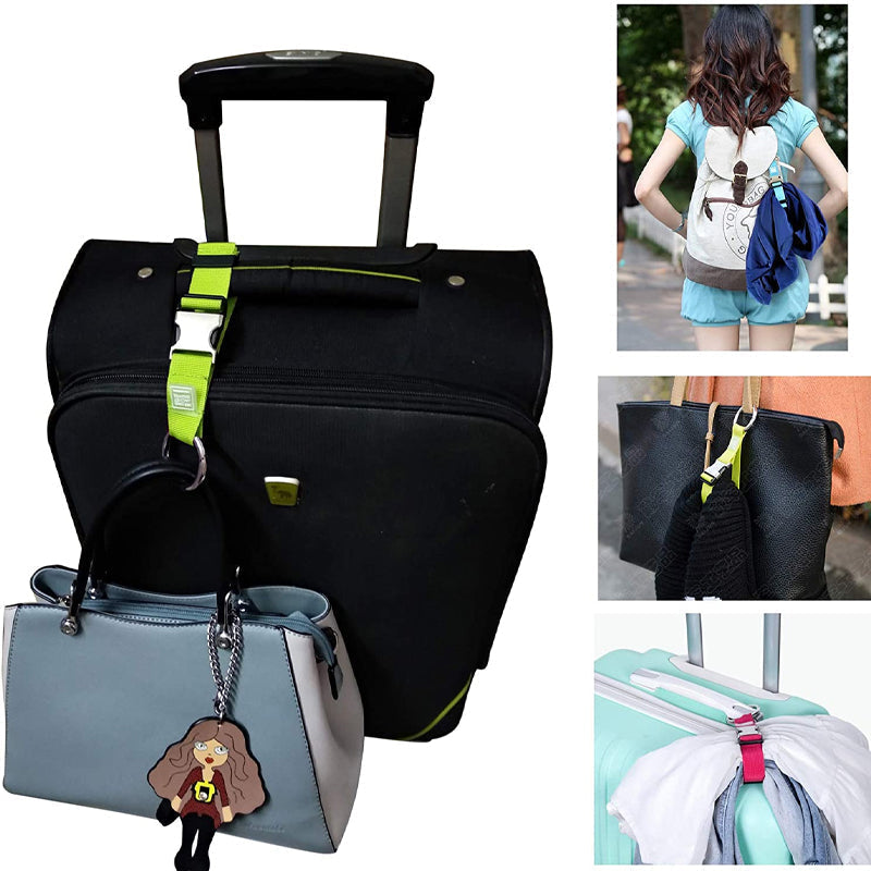 LoungeYard | Luggage straps suitcase belt with buckles — product view 2