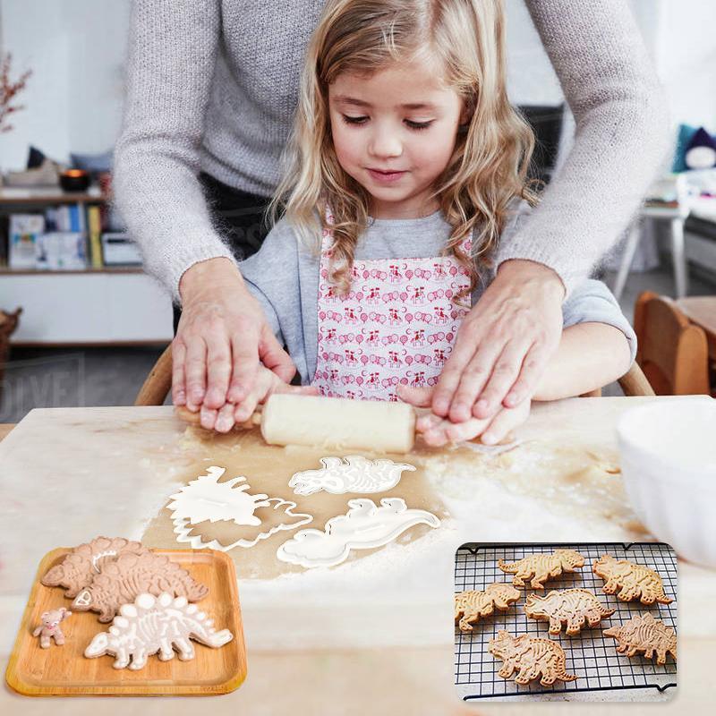 Dinosaur Cookie Cutters (Set of 3) | LoungeYard — product view 2