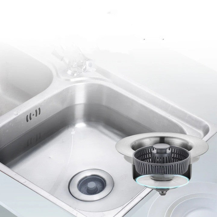 LoungeYard | Clean Sink Stainless Steel Odor-Control Strainer — product view 4