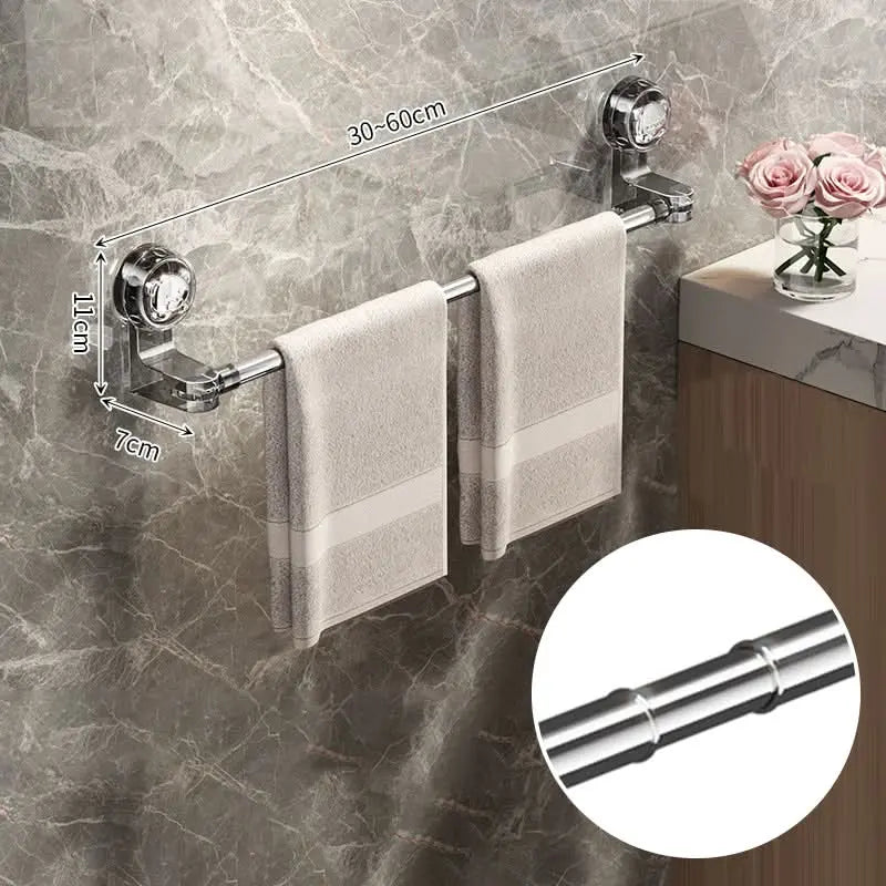 LoungeYard | FlexiGrip Towel Holder — Unleash your spatial freedom with stylish organization without drilling holes! — product view 7