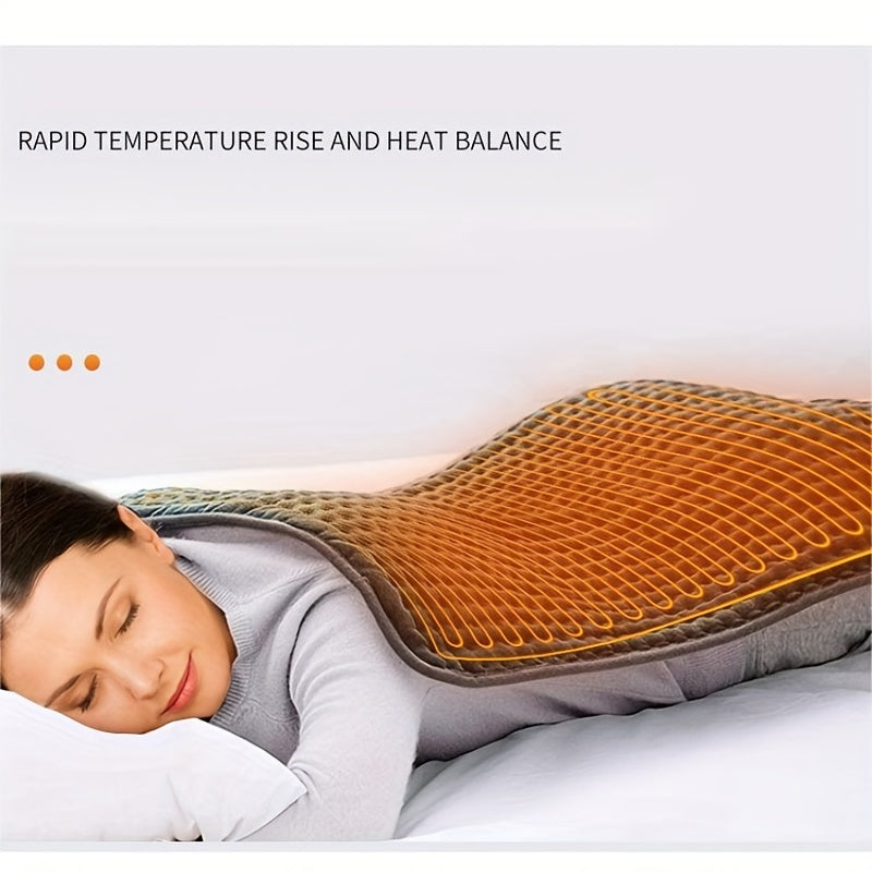 LoungeYard | Electric Blanket Flannel Heated Timer Safety Throw — product view 5