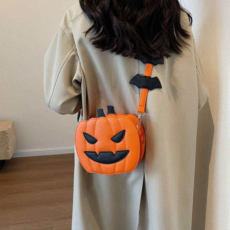 LoungeYard | Halloween Messenger Bag – Minimalistic Shoulder Bag in Solid Colors — product view 2